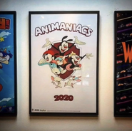 Earlier look at the initial teaser poster as seen inside Warner Bros. Animation.