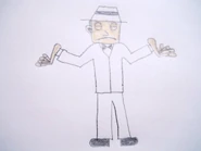 Background Singer shrugging