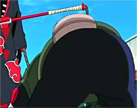 Hidan stabs Asuma