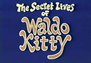The secret lives of waldo kitty title card