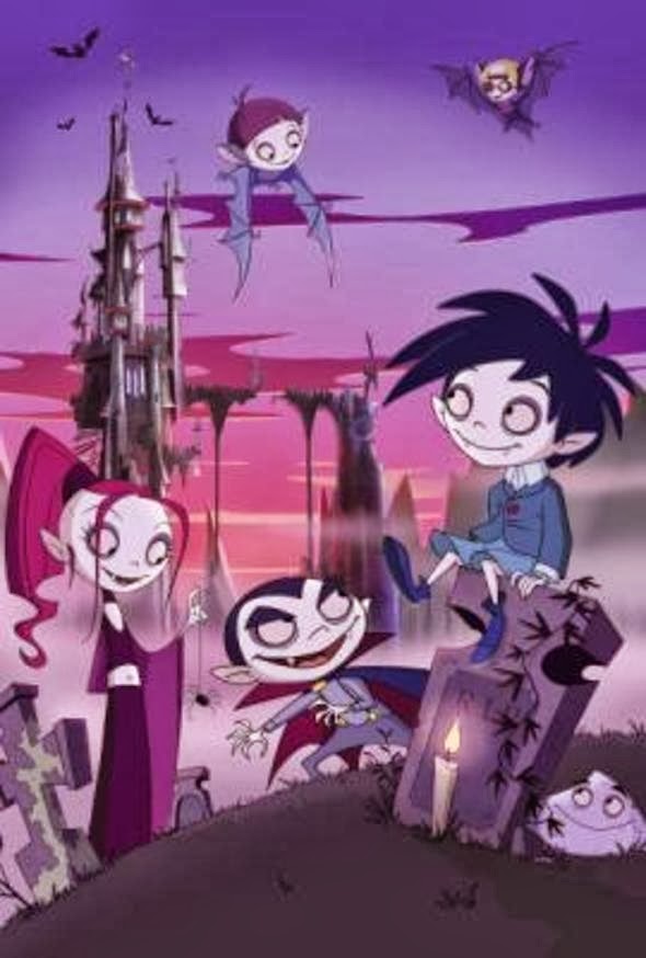 scary vampire girl cartoon