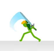 Green cosplaying as Link.