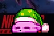 Kirby asleep.