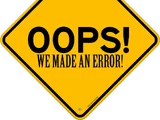 List of Errors