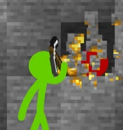 Green mining gold.