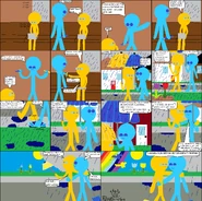 Blue's and Yellow's Rainy Day