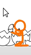 The Second Coming getting pecked.