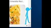 Blue Googling omelettes