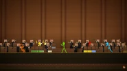 The Gang performing together.