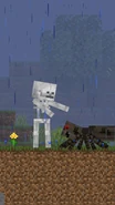 Skellington and Spider talking.