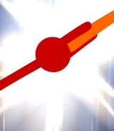 Red attaching to The Second Coming's right arm.