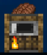 The raw beef popping up, fully cooked.