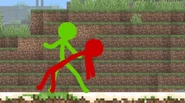 Green "dancing" with Red.