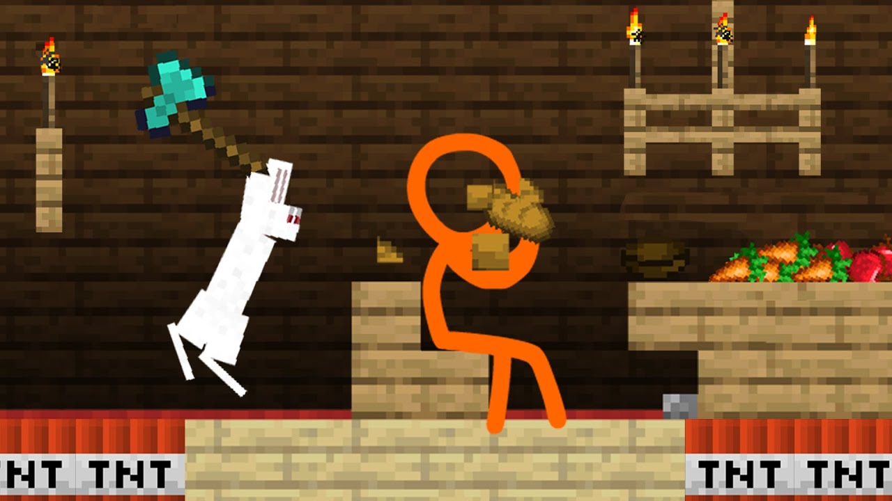 TNT Land - Animation vs. Minecraft Shorts Ep. 12, Orange meets the Killer  Bunny. Who has a very roundabout way of killing., By Alan Becker