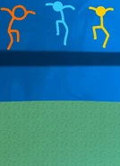 The Second Coming, Blue, and Yellow bouncing.