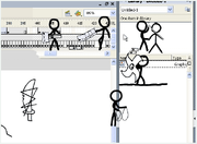 アニメーションが自身を増やしてパソコン内で暴れている。