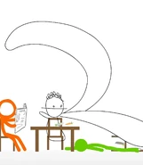 Green getting walloped.