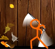 The Second Coming stylishly spinning his blade before the next slice.