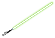 Green's lightsaber.