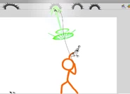 The Second Coming shooting Alan's cursor