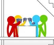 格斗火柴人打扑克