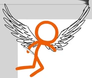 The Second Coming flying.