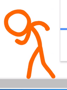 The Second Coming whistling to signal that the event is over.