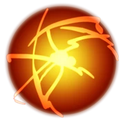 The Dark Lord's fireball.