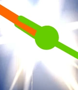 Green attaching to The Second Coming's left arm.