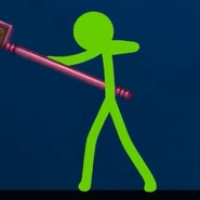 Green with a Note Block staff.