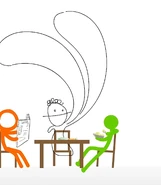 Green a moment before getting pummeled.