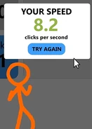 The Second Coming seeing his clicks per second speed.