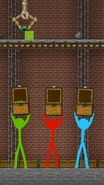 Green, Red, and Blue under a color sorter.
