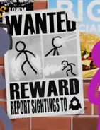 Wanted poster of The Chosen One, seen in "Cherry Blossoms."