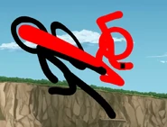 The Dark Lord beating up The Chosen One.