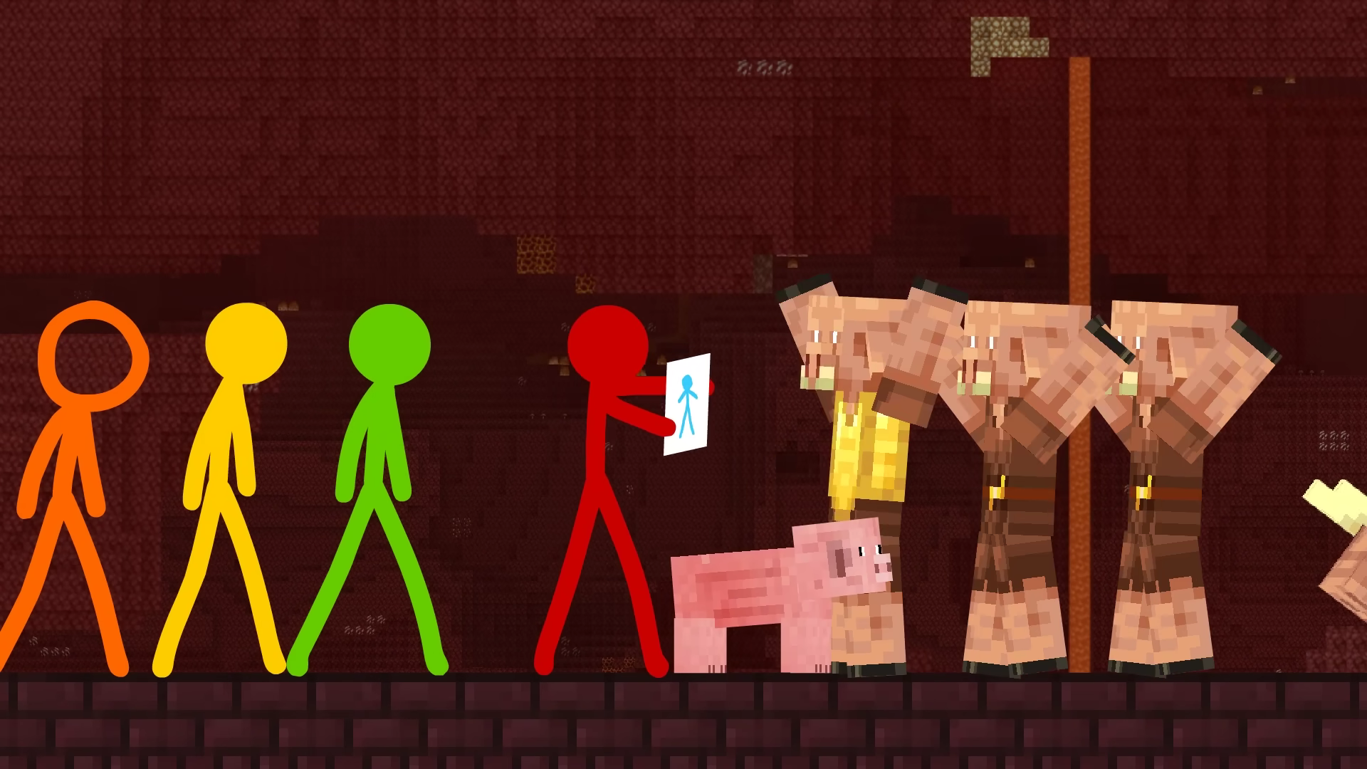 The Piglin War - Animation vs. Minecraft Shorts Ep 20 