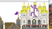 The upgraded Purple's castle.