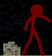 Red protecting the eggs with obsidian...