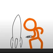 The Second Coming launching missiles at the ViraBot.