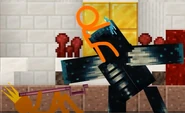 The Second Coming and Warden fighting King Orange.