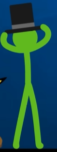 green stick figure