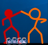 Red and The Second Coming high-fiving after capturing all the cranes.