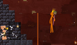 king orange (alan becker minecraft