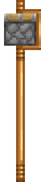 Orb staff containing a piston.