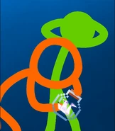 The Second Coming saving Green from his paper cranes.