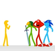 Yellow cosplaying as Pac-Man.