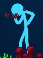 Blue tastes nether wart for the first time.