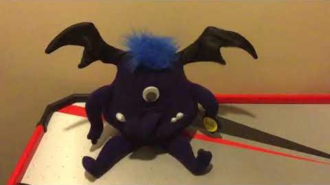 (Gemmy) Animated Flying Purple People Eater