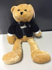 Chantilly Lane Animated Musical 22'' Cohair Groom Bear -NWT