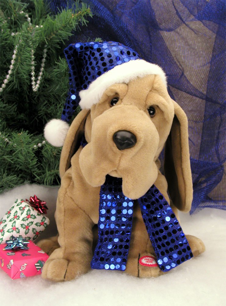 Christmas deals singing dog